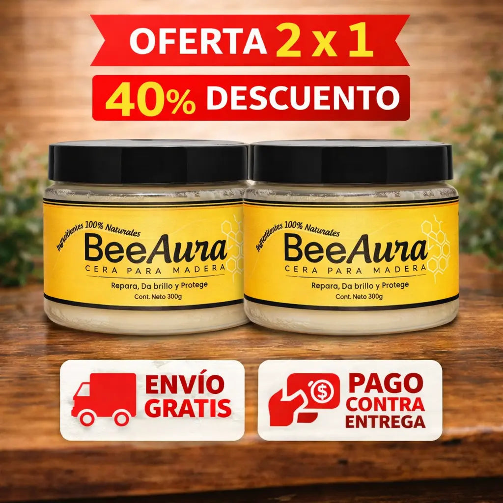 RESTAURADOR DE MADERA BeeAura 2x1