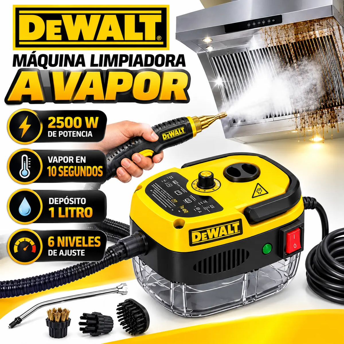 Maquina Limpiadora a Vapor