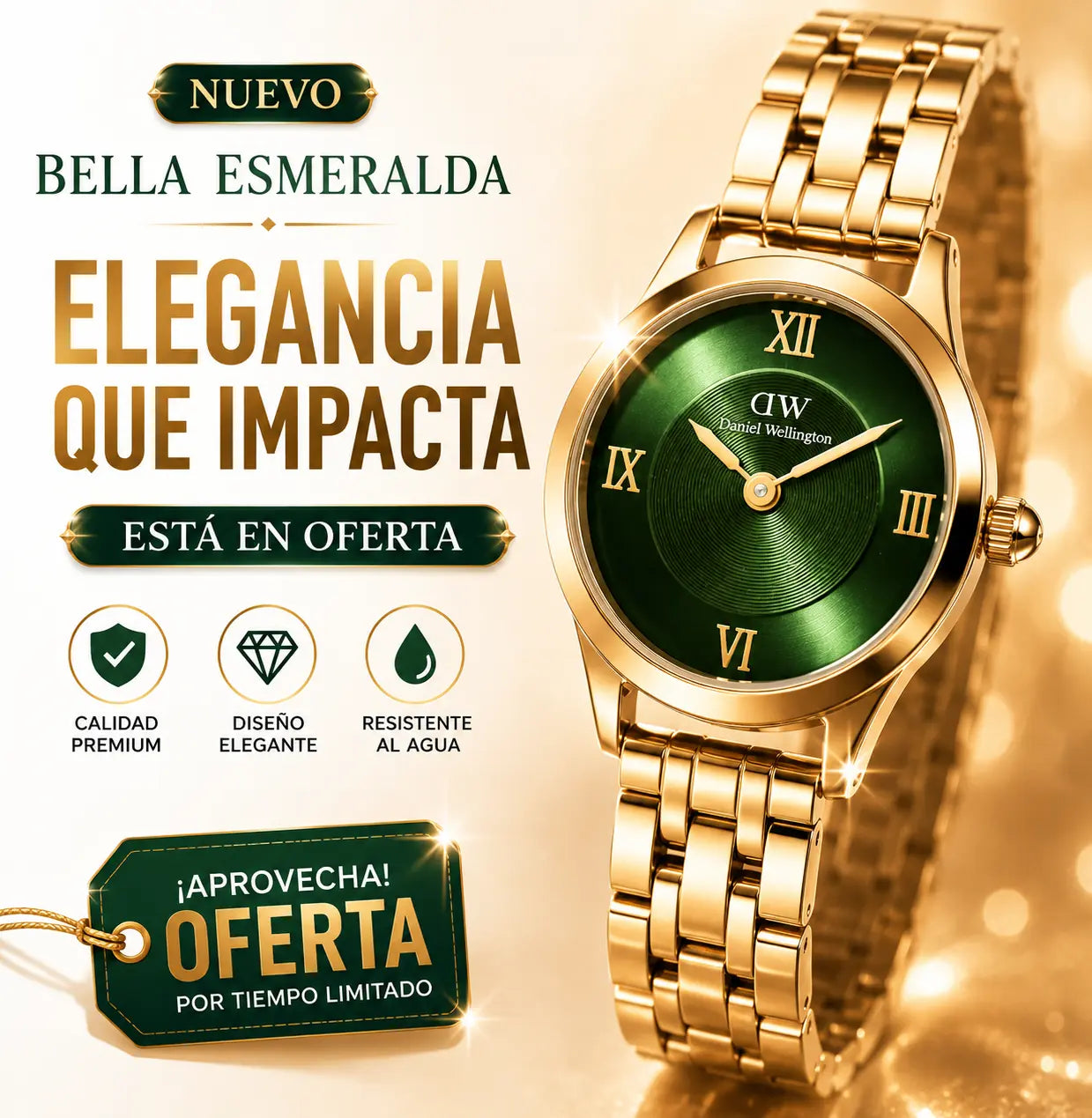 RELOJ BELLA ESMERALDA