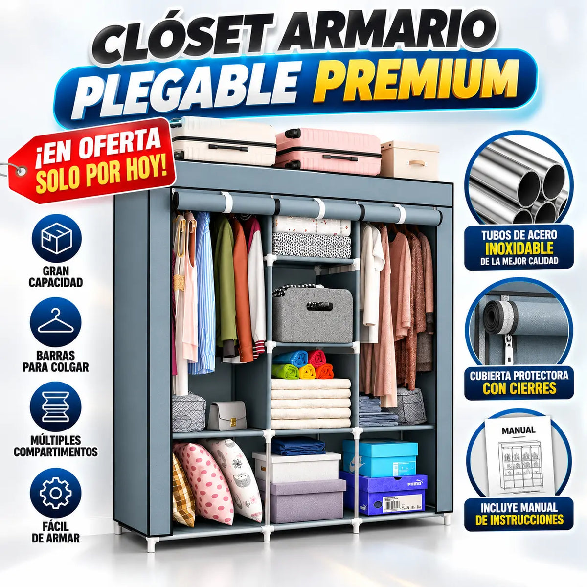 Clóset Armario Plegable Premium