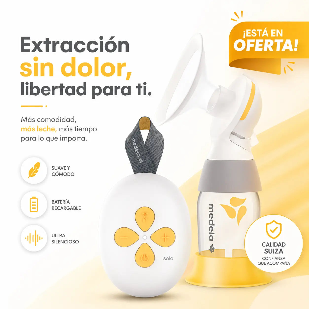 Extractor De Leche Medela Eléctrico