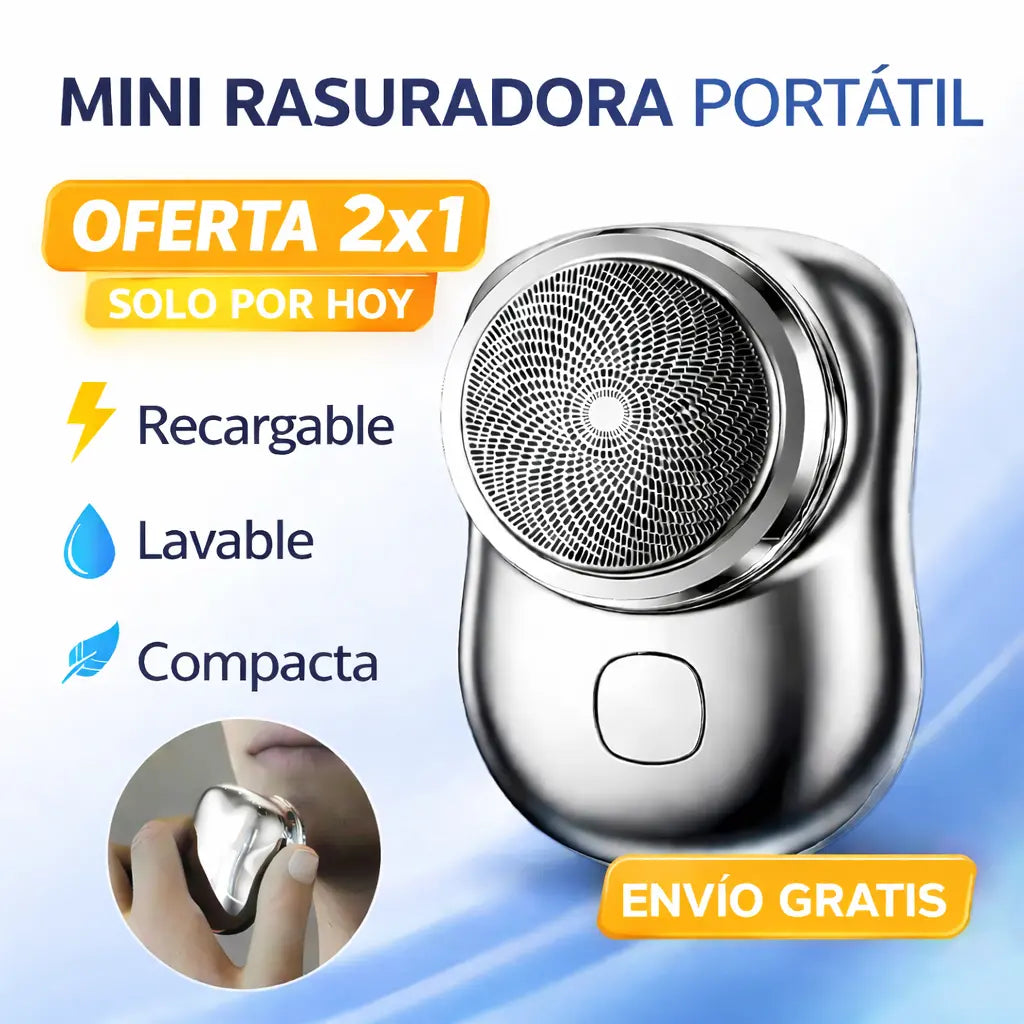 Mini Rasuradora Afeitadora Portatil
