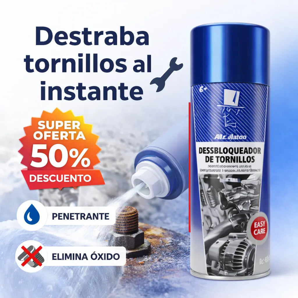 Spray Afloja Todo Tornillos quita oxido