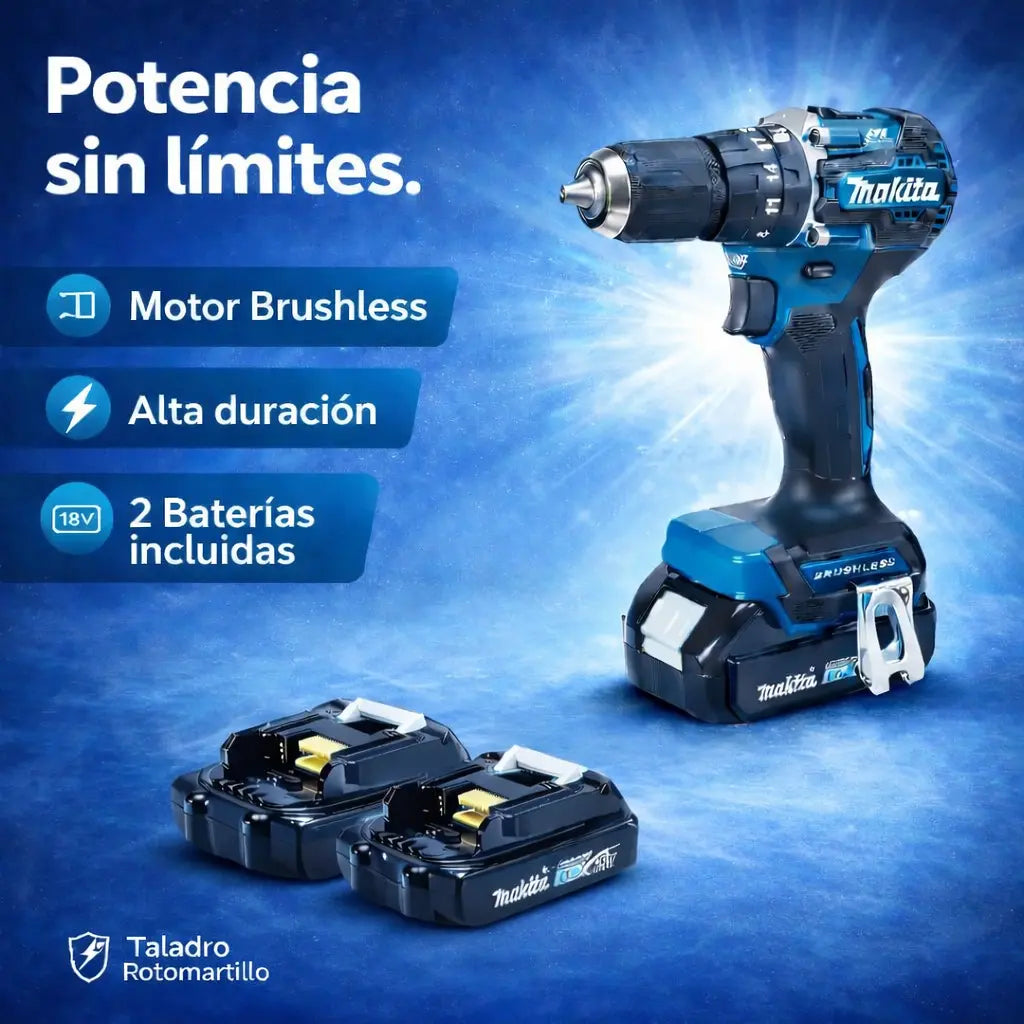 Makita Rotomartillo, taladro, atornillador.