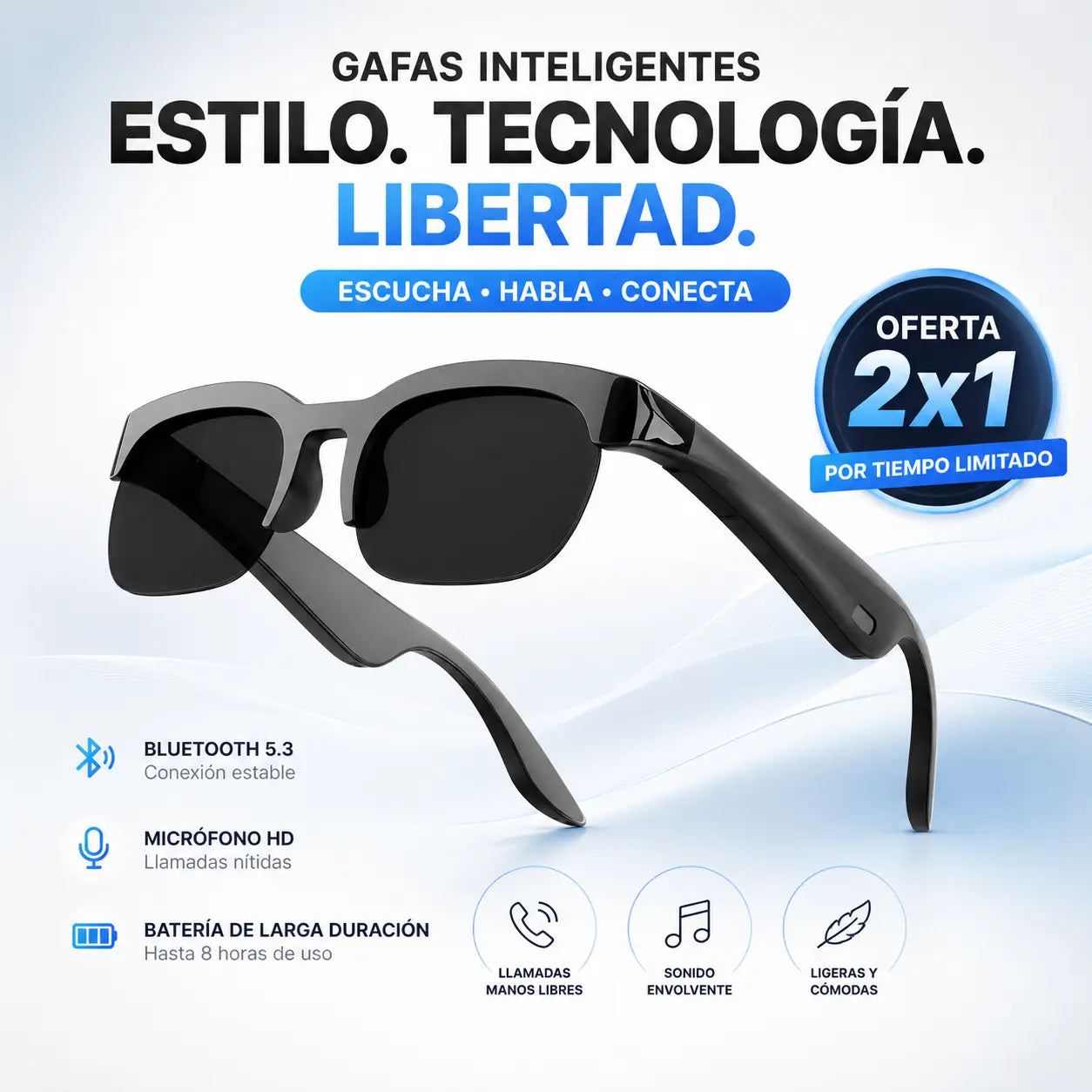 Lentes Bluetooth OFERTA 2 X 1