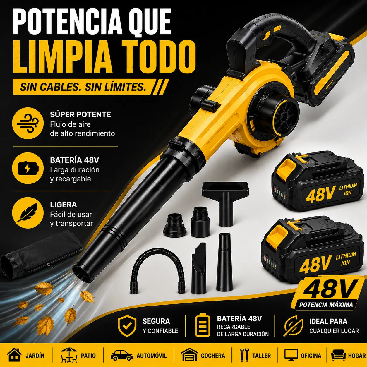 SOPLADOR DE AIRE INALAMBRICO
