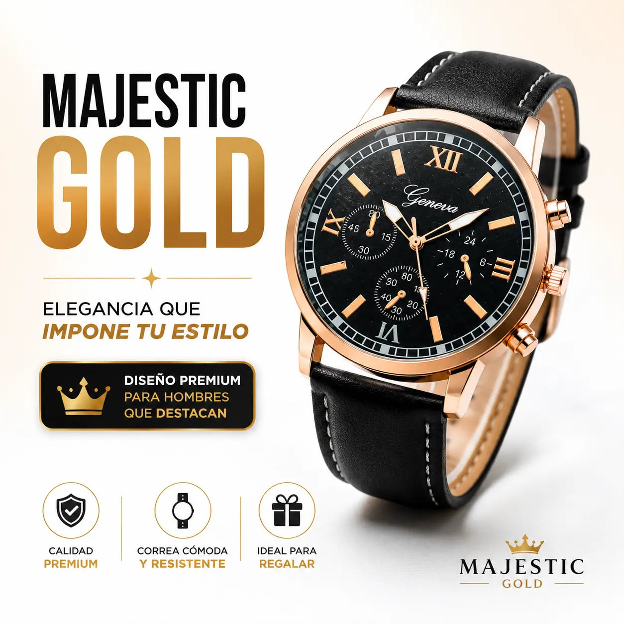 Reloj Majestic Gold
