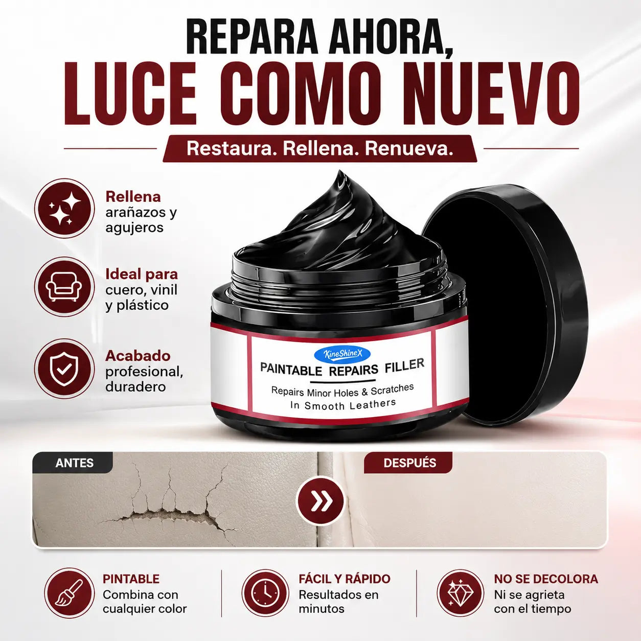 Cera Reparadora de Cuero