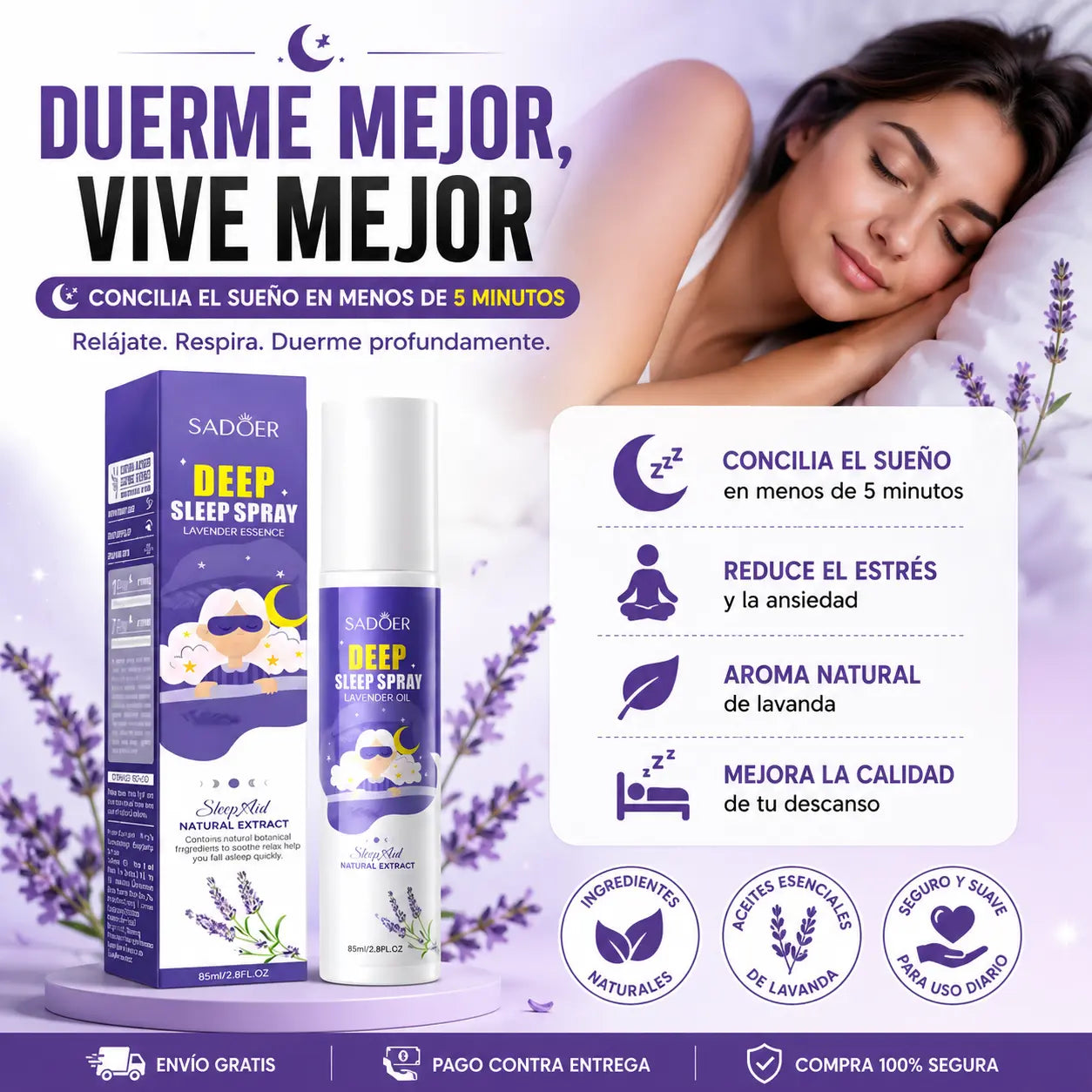 Spray Para Dormir Relajante