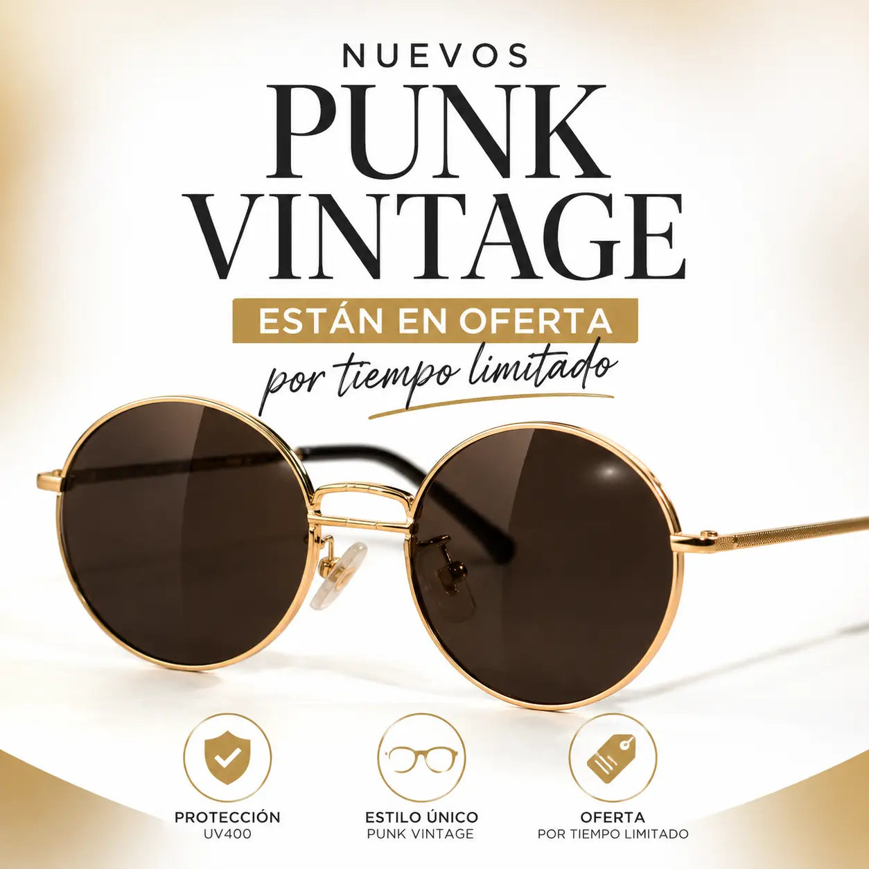 Lentes Punk Vintage Unisex