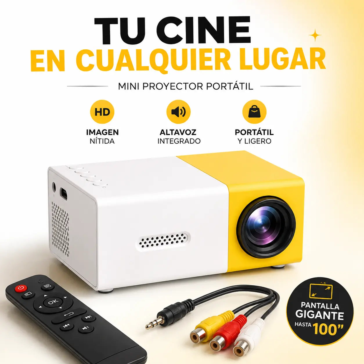 Mini proyector portatil