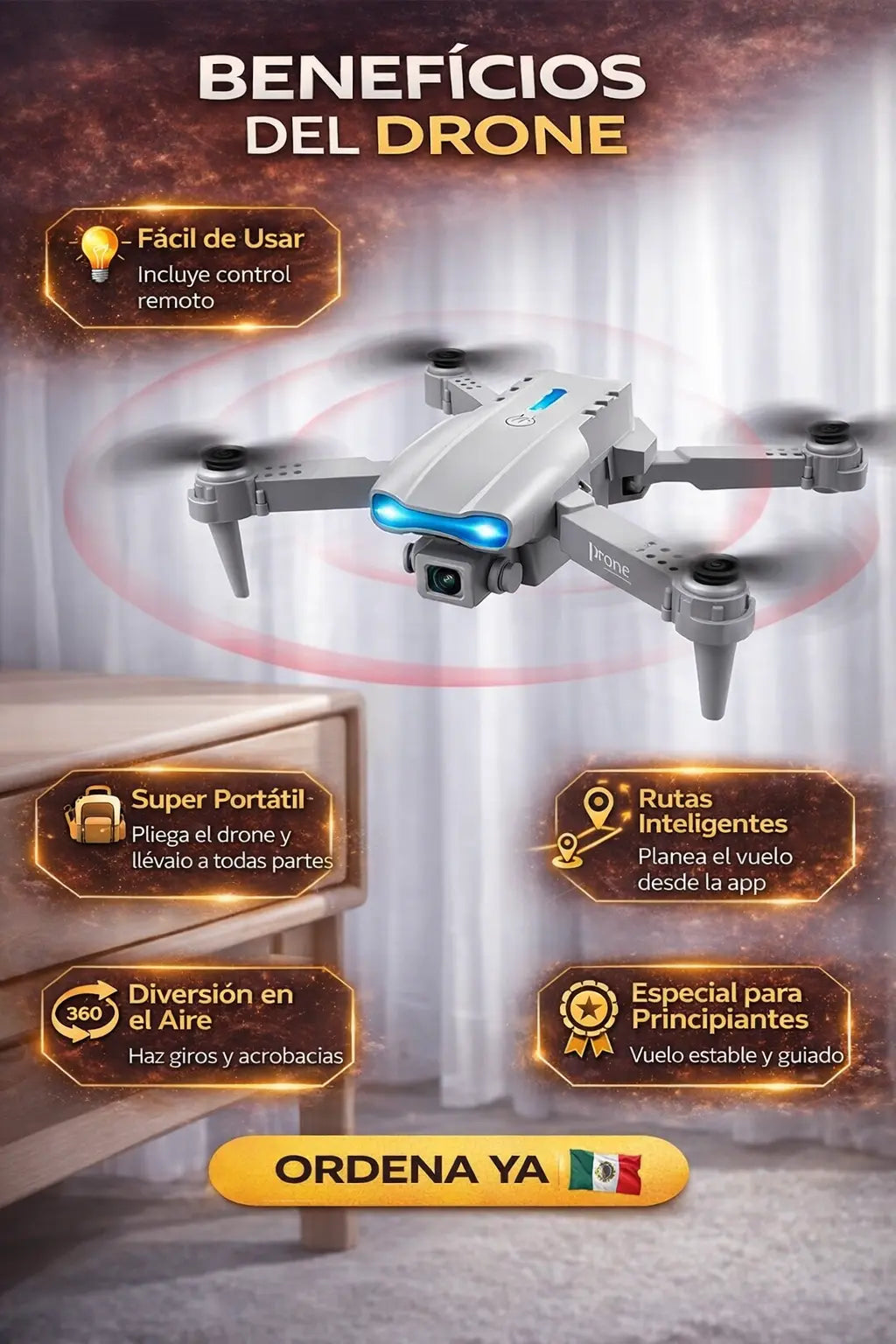 Drone Doble Cámara 4K Ultra Pro Max